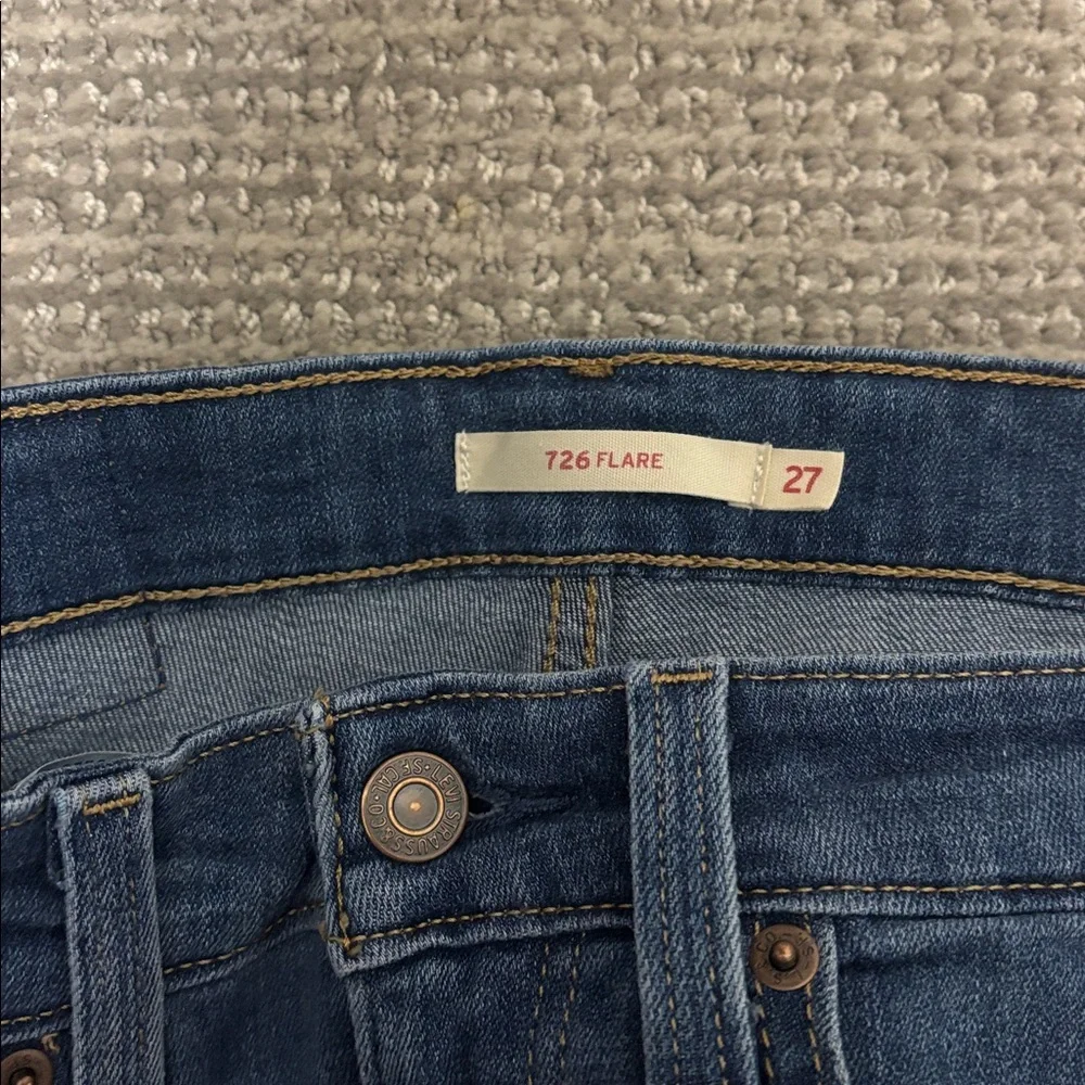 Levi’s 726 High Rise Flare Jeans - Picture 2 of 6